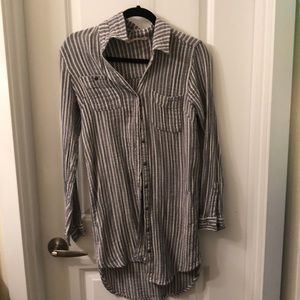 Vanilla Star long button down
